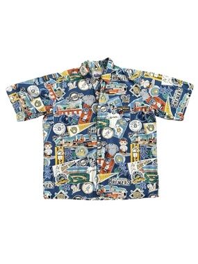 Vintage Reyn Spooner Milwaukee Brewers MLB Hawaiian shirt